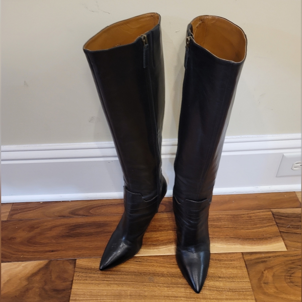 Nine West Black Boots Size 8.5